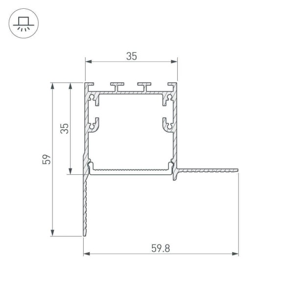 Профиль Arlight SL-LINIA 027159