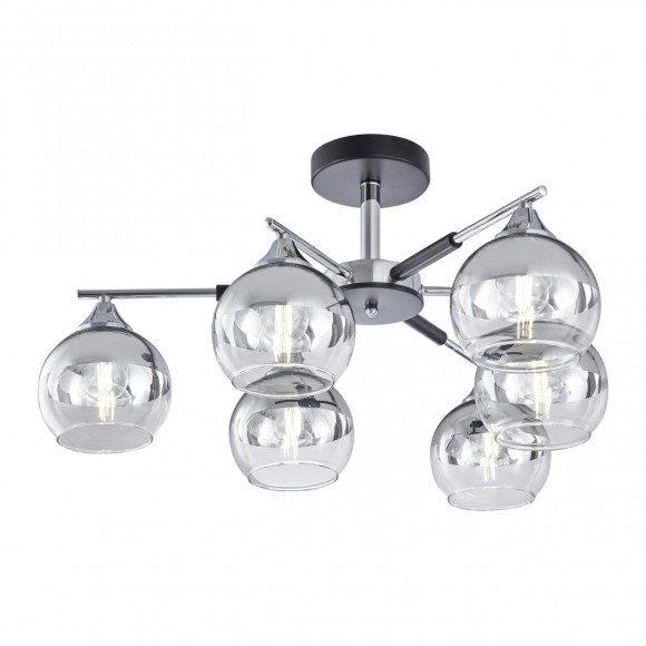 Люстра на штанге Arte Milano Napoli 339354/6 CR+BK