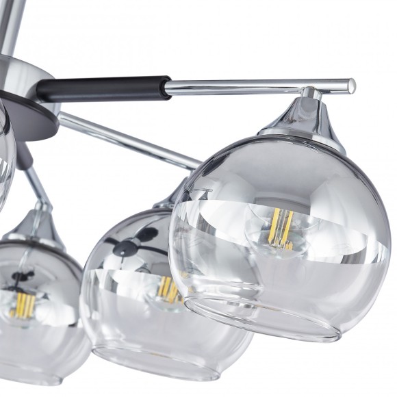 Люстра на штанге Arte Milano Napoli 339354/6 CR+BK