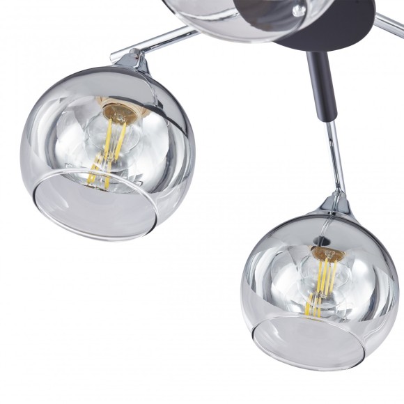 Люстра на штанге Arte Milano Napoli 339354/6 CR+BK