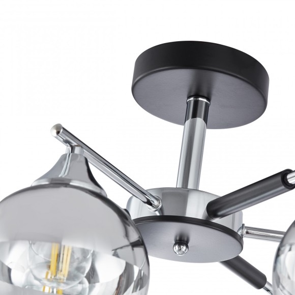 Люстра на штанге Arte Milano Napoli 339354/6 CR+BK