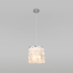 Подвесной светильник Eurosvet Sandra 60185/1 хром/перламутр a069247