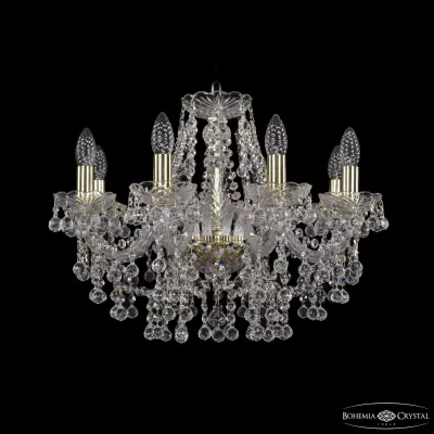 Подвесная люстра Bohemia Ivele Crystal 1409/8/195 G