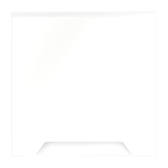 Накладка для розетки с заземлением, защитными шторками и крышкой Voltum S70 (белый матовый) VLS000802