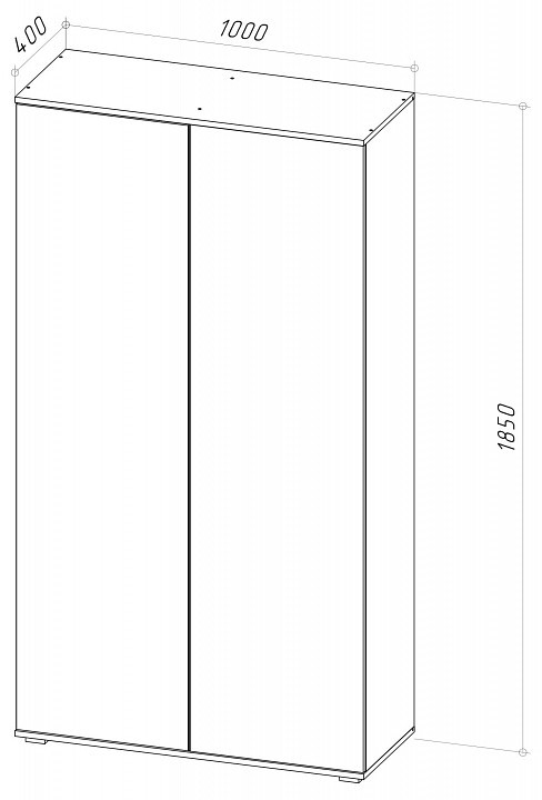 Шкаф платяной Stark NKM_71579685