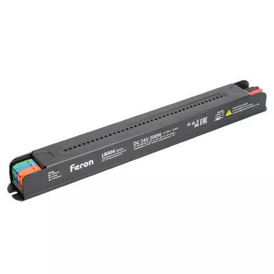 Трансформатор для светодиодной ленты с диммированием Feron LB006 200W 24V IP20 52131