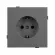 Механизм электрической розетки Arlight SCT-TENDO-MEU1-SFPL-GR (230V, 16A) 054640, Серый, Пластик