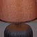Настольная лампа Reluce 98570-0.7-01 dark brown, Коричневый, Керамика, Ткань, крупный план