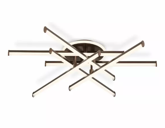 Потолочный светильник Ambrella Light Comfort LineTech FL6253, Кофейный, Белый, От теплого до холодного, вид снизу Потолочный светильник Ambrella Light Comfort LineTech FL6253, Кофейный, Белый, От теплого до холодного, вид снизу