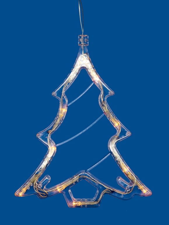 Подвесной светодиодный светильник «Ёлочка» Uniel (UL-00007254) ULD-H1620-010/STA/3AAA Warm White IP20 Xmas Tree