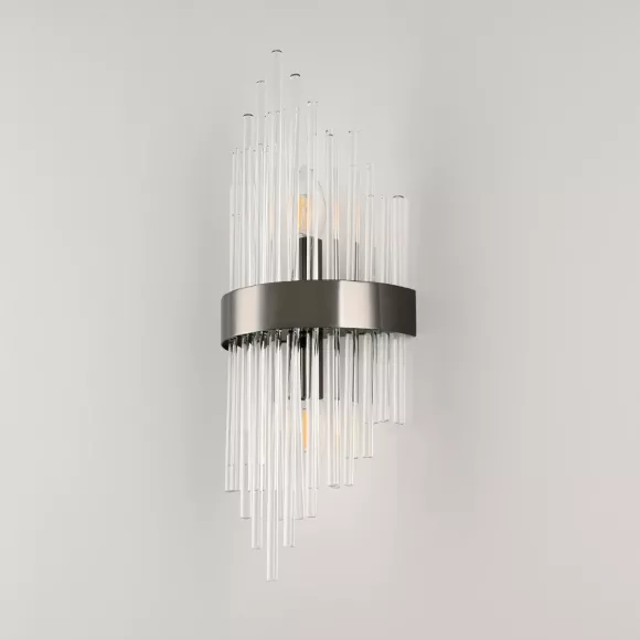 Настенный светильник Arte Milano Torcia 430122.180.2.E14.A1 BK, декоративные элементы крупным планом Настенный светильник Arte Milano Torcia 430122.180.2.E14.A1 BK, декоративные элементы крупным планом