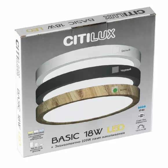 Потолочный светильник Citilux Бейсик CL738122N Потолочный светильник Citilux Бейсик CL738122N