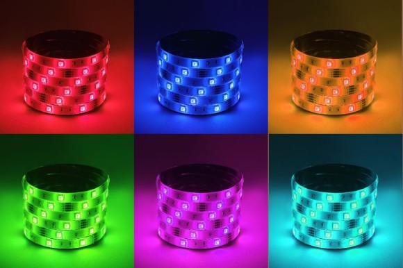 Светодиодная лента Эра 12В 5050 5,2Вт/м RGB 5м IP65 LS5050-30LED-IP65-RGB-5m C0043044