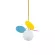 Потолочный светильник Loft IT Matisse 10008/1P mult, Золото, Белый, Металл