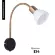 Спот Arte Lamp Falena A3116AP-1BK, Черный, Белый, Металл