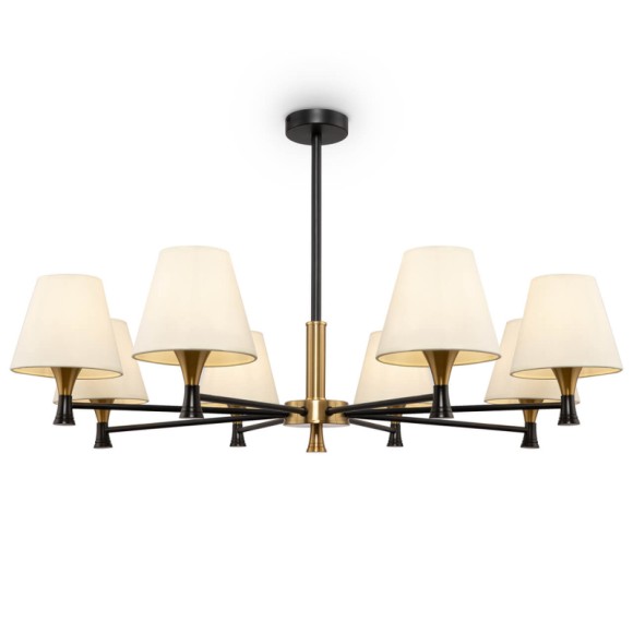 Люстра на штанге Freya Perfetto FR5098PL-08BBS