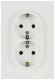 Розетка Эра Galaxy 15-2105-08 с заземлением двойная 2X2P+E Schuko со шторками IP20 16А-250В белый матовый Б0070711