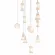 Подвесной светильник Indigo Serenita 11075/13P White V000617, декоративные элементы крупным планом