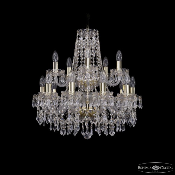 Подвесная люстра Bohemia Ivele Crystal 1403/10+5/195/2d G