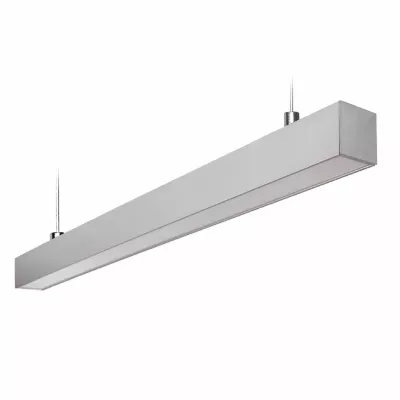 Линейный подвесной светильник Uniel ULO-K10D 40W/4000K/L100 IP65 SILVER UL-00012021