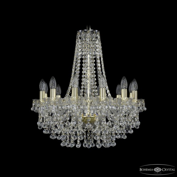 Подвесная люстра Bohemia Ivele Crystal 1409/12/195/h-63 G