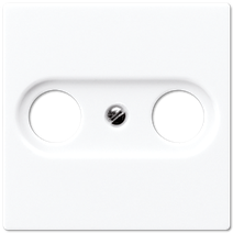 Накладка TV-FM розетки Jung A561PLTVWW