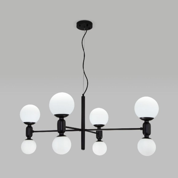 Подвесная люстра Eurosvet Bubble 30182/8 черный a063212