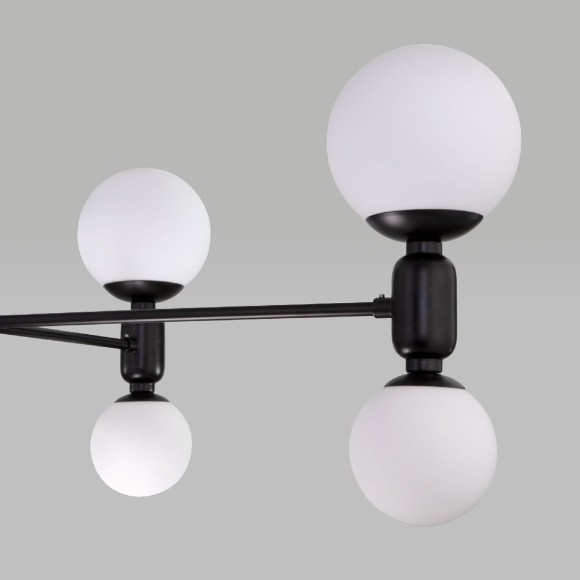 Подвесная люстра Eurosvet Bubble 30182/8 черный a063212