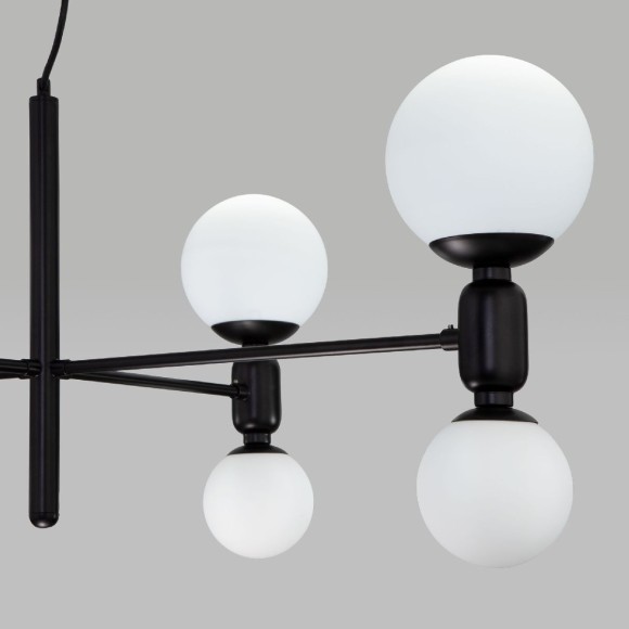 Подвесная люстра Eurosvet Bubble 30182/8 черный a063212
