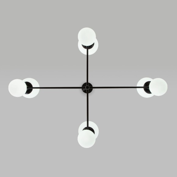 Подвесная люстра Eurosvet Bubble 30182/8 черный a063212