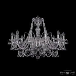 Подвесная люстра Bohemia Ivele Crystal 1411/12/300 Ni Balls