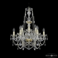 Подвесная люстра Bohemia Ivele Crystal 1411/6+3/195/XL-65 G