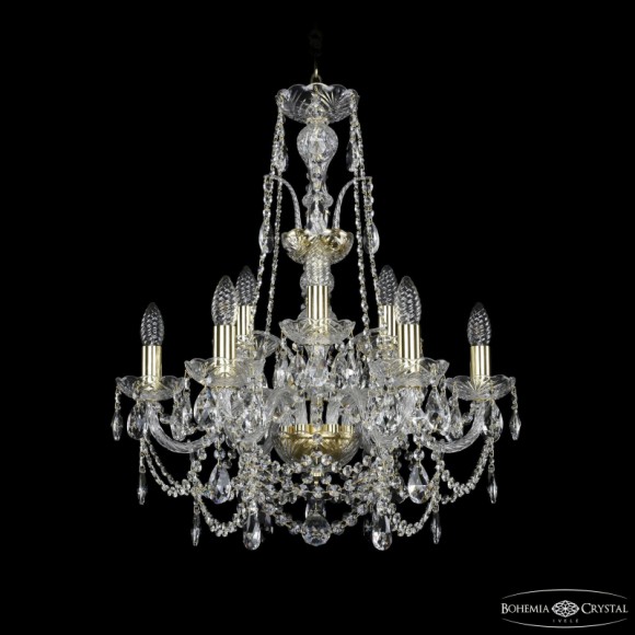 Подвесная люстра Bohemia Ivele Crystal 1411/6+3/195/XL-65 G