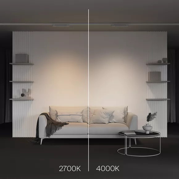 Трековый трехфазный светильник Maytoni Technical Basis TR196-3-10W2.7K-W(N), вид сбоку
