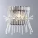 Бра Divinare 7565/02 AP-1, Хром, Прозрачный, Металл, крупный план