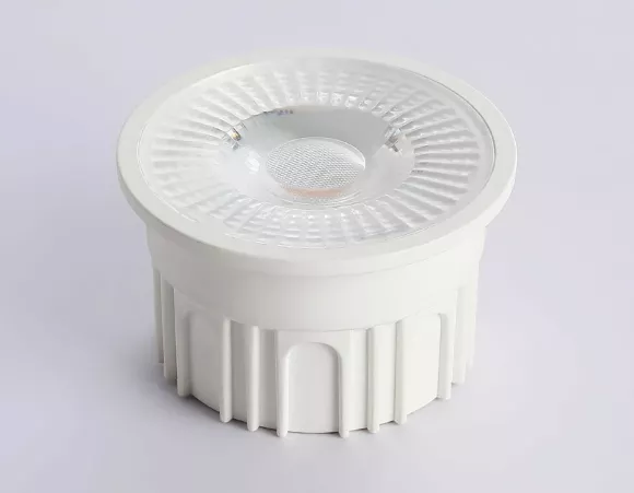 Светодиодный модуль Ambrella Light Bulbing LED MR16-PR 9W IC 220-240V 38° 6400K 4000K 2700K CCT Memory 212601, Белый, От теплого до холодного, Пластик, вид сверху Светодиодный модуль Ambrella Light Bulbing LED MR16-PR 9W IC 220-240V 38° 6400K 4000K 2700K CCT Memory 212601, Белый, От теплого до холодного, Пластик, вид сверху