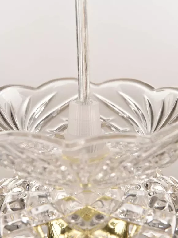 Подвесной светильник Bohemia Ivele Crystal 14781P/13 G, Золото, Прозрачный, Металл, декоративные элементы крупным планом Подвесной светильник Bohemia Ivele Crystal 14781P/13 G, Золото, Прозрачный, Металл, декоративные элементы крупным планом