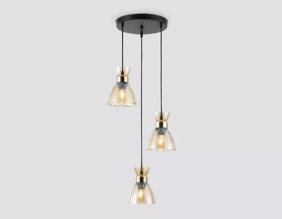 Подвесной светильник Ambrella Light Loft Traditional TR3405, Черный, Янтарный, Металл Подвесной светильник Ambrella Light Loft Traditional TR3405, Черный, Янтарный, Металл