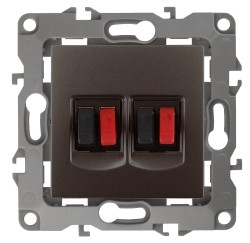 Розетка аудио двойная Эра 12-3112-13 Б0027468