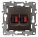 Розетка аудио двойная Эра 12-3112-13 Б0027468
