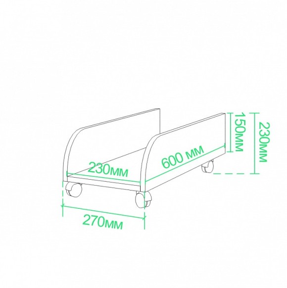 Подставка под системный блок Домино нельсон СП-30П MER_SP_N