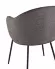 Кресло Echo SGR_Echo_dining_chair_dark_grey, Модерн, черный