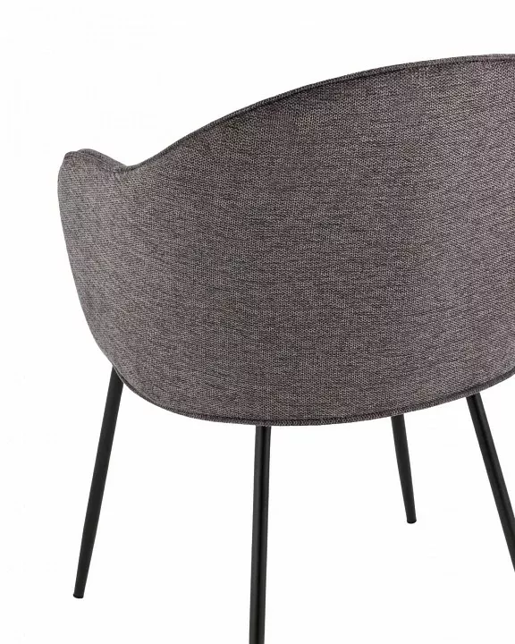 Кресло Echo SGR_Echo_dining_chair_dark_grey, Модерн, черный Кресло Echo SGR_Echo_dining_chair_dark_grey, Модерн, черный