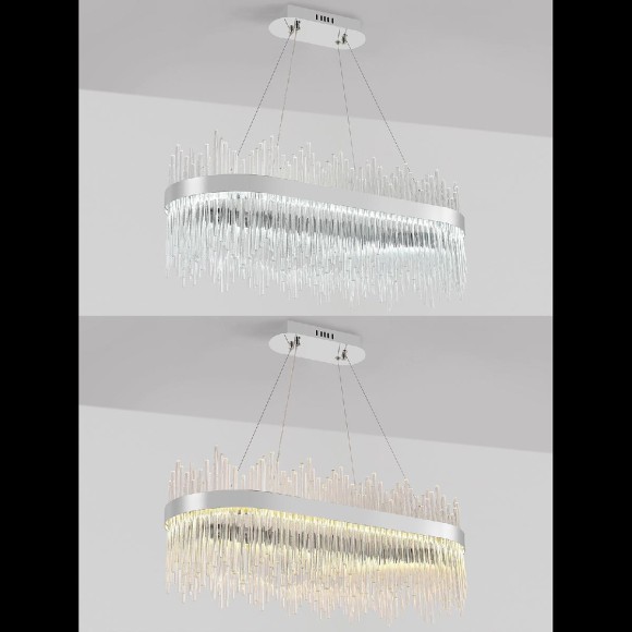 Подвесная светодиодная люстра с пультом управления Natali Kovaltseva LED Нимбы LED LAMPS 81265