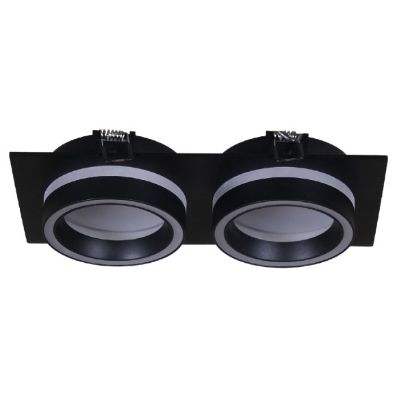 Встраиваемый светильник Reluce 53003-9.0-002LD GX53 BK