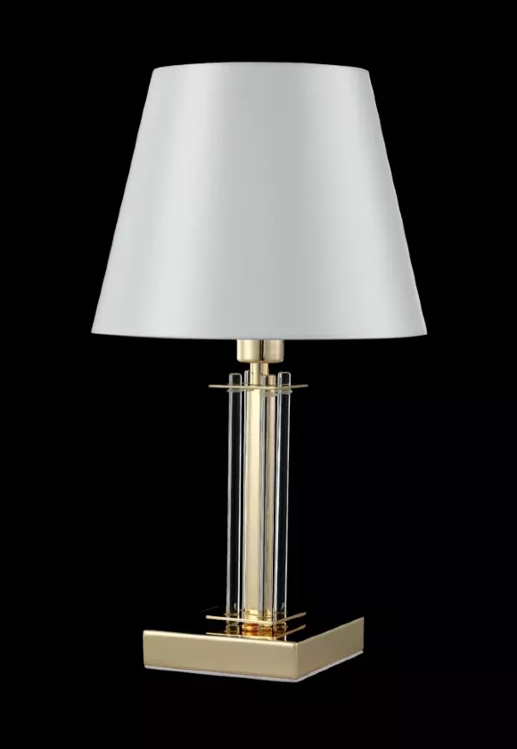 Настольная лампа Crystal Lux Nicolas NICOLAS LG1 GOLD/WHITE