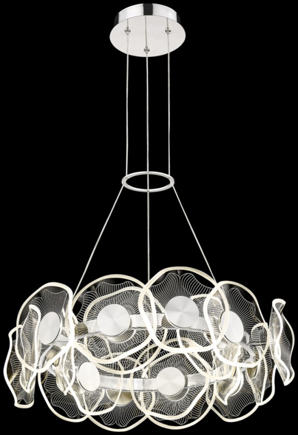 Подвесная светодиодная люстра с пультом управления Wertmark Helena WE453.18.103