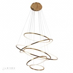 Подвесная светодиодная люстра iLedex Axis XT04-D1200 GD