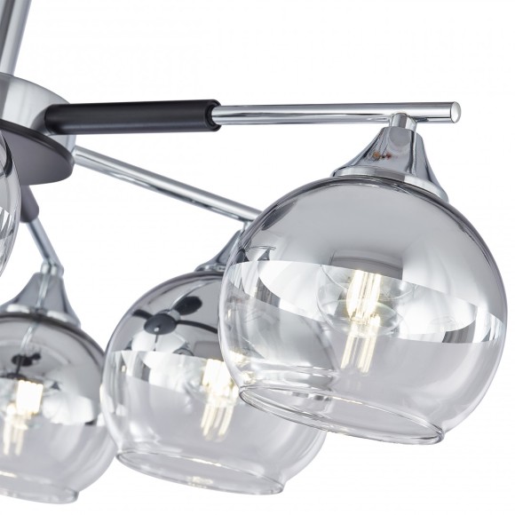 Люстра на штанге Arte Milano Napoli 339354/8 CR+BK