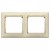 Рамка 2-постовая Legrand Valena слоновая кость 774352